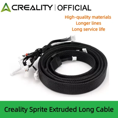 Creality Sprite versão modificada extrudada - kit de montagem de cabos de extensão de extrusora de cabo longo Ender-3, Ender3 Max Neo, V2 NEO