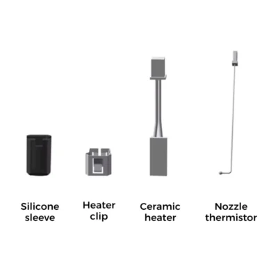Kit de substituição de extrusora SV08 – AquecedorSleeve de siliconeClip e conjunto de termistor