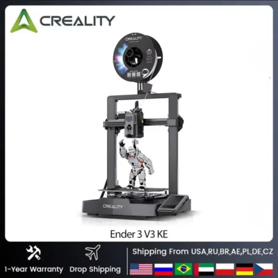Creality 3d Ender-3 v3 ke impressora fdm versão atualizada acelerar auto-nivelamento impresora 32 bits placa-mãe silenciosa impressoras 3d