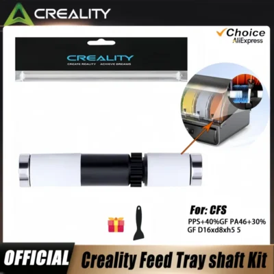Kit de eixo da bandeja frontal Creality CFS, garante impressora 3D multicolorida automaticamente sistema de filamento, alimentação e retorno de filamento suave