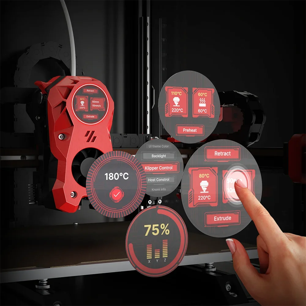 Bigtreetech knomi tela de exibição atualização de código aberto para klipper voron v2.4 ebb sb2209 pode voron stealthburner não para a1/p1/x1 - Image 4