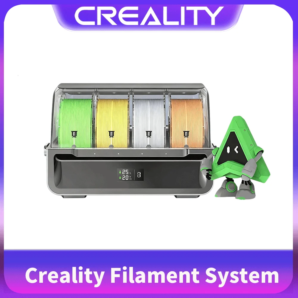 Kit de Impressão Multicolorida CREALITY 3D CFS 4X, Sistema de Filamento Aplicável a Impressoras 3D K2 PLUS/Creality HI, Peças para Impressoras 3D - Image 2