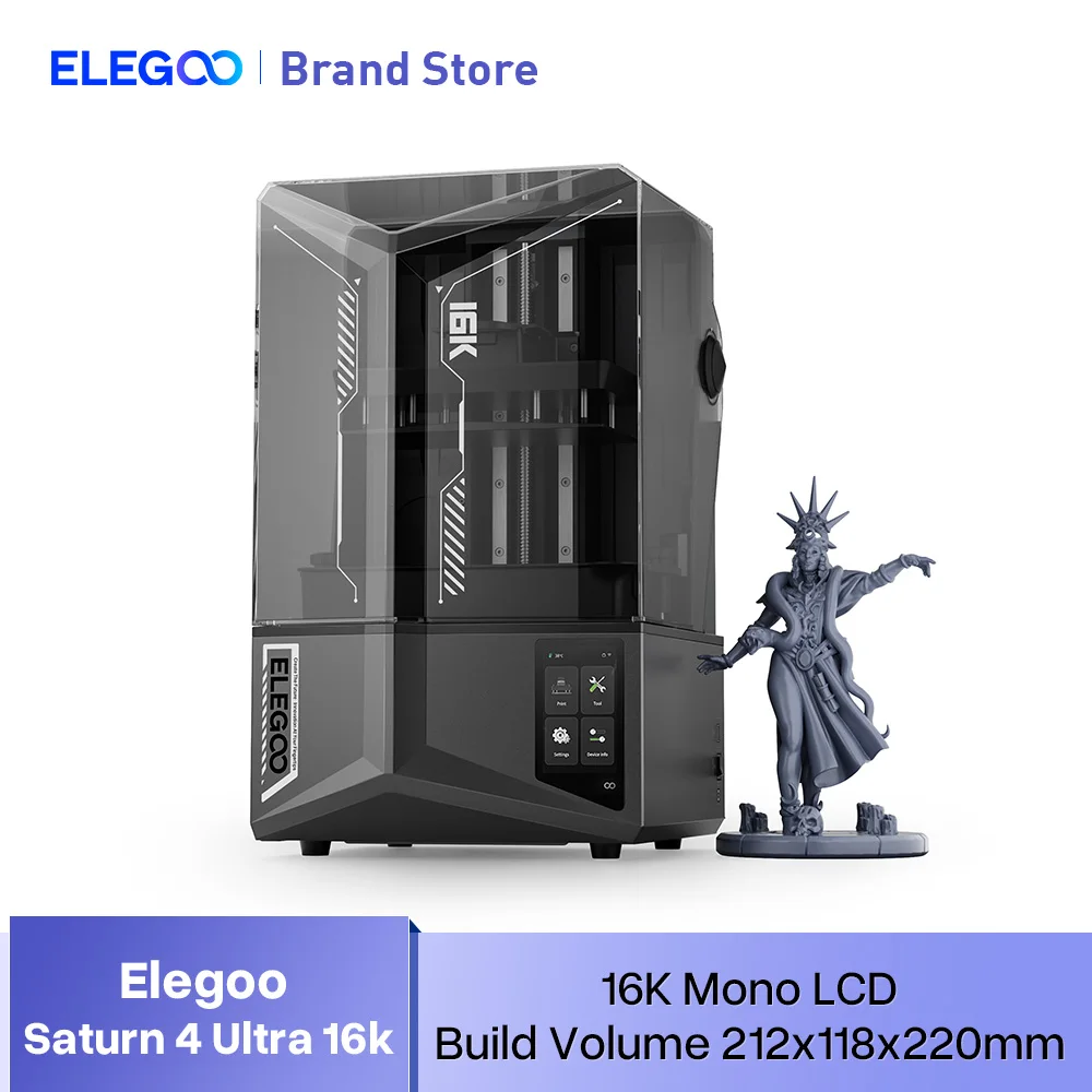 Impressora 3D de Resina ELEGOO SATURN 4 ULTRA 16K para Rússia e Brasil - Image 6