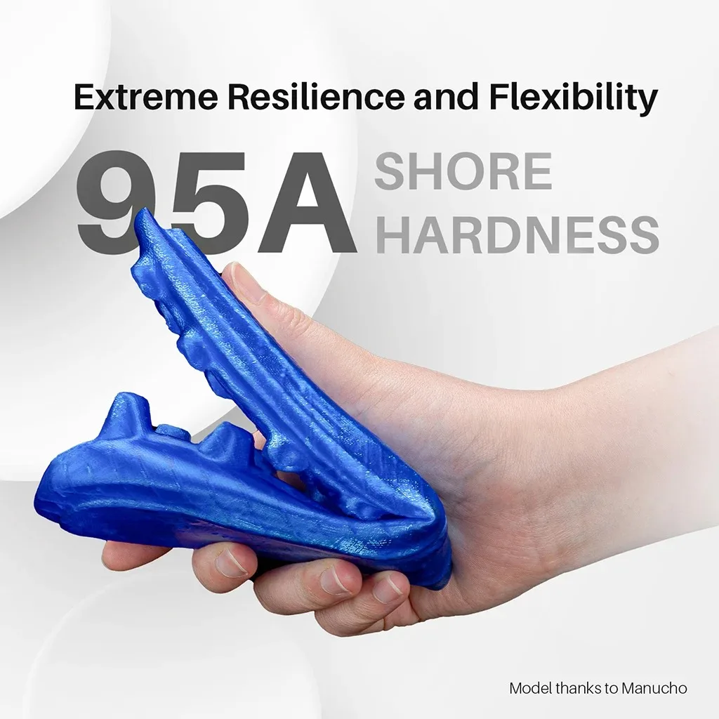 Elegoo filamento de impressora 3d tpu de 1kg 1.75mm, filamento tpu flexível de dureza shore 95a com alta resiliência e elasticidade - Image 2