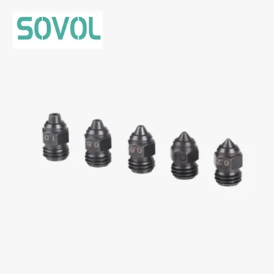Conjuntos de bicos de aço endurecido 0,2 / 0,4 / 0,6 / 0,8 / 1,0 mm para Sovol Zero / SV08 Max