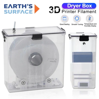Caixa secadora de filamentos para peças de impressora 3D, atualização hermética e resistente à umidade para armazenamento de filamentos 3D, mantém filamentos secos, caixas