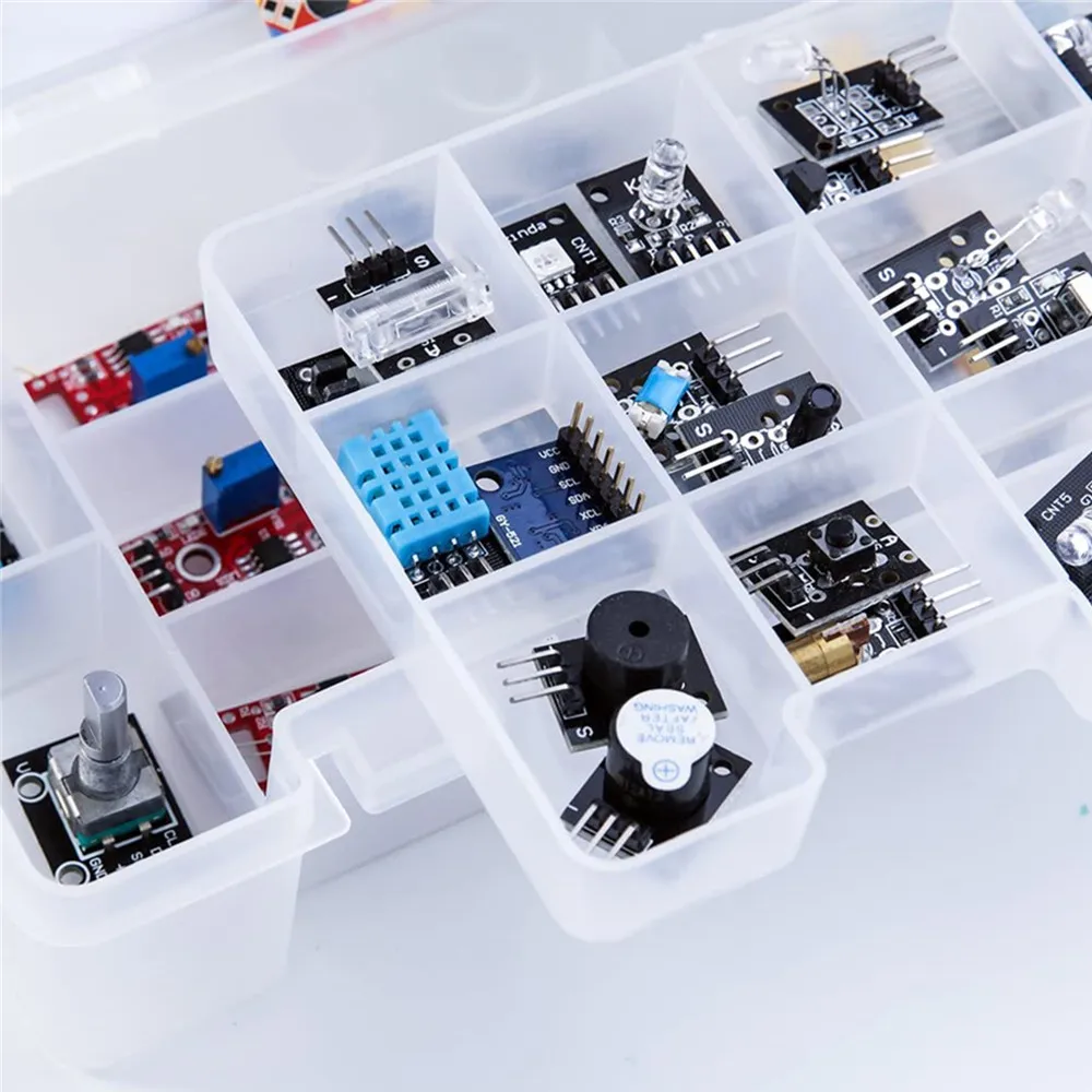 ELEGOO Kit de módulos de sensor 37 em 1 atualizado com tutorial compatível com Arduino IDE UNO R3 MEGA Nano Kit eletrônico DIY - Image 4