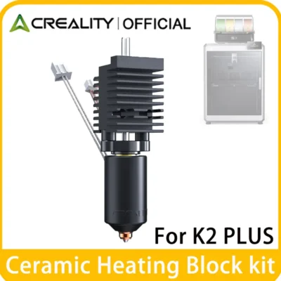 Kit de bloco de aquecimento cerâmico Creality K2 Plus bico de troca rápida 350 ° Peça oficial da impressora 3D resistente a altas temperaturas C para K2P