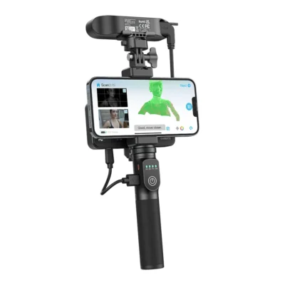 Scanner 3D Portátil Creality CR-Scan Ferret Pro com Rastreamento Antichoque de 0,1mm e Escaneamento Sem Fio, Ideal para Uso Externo