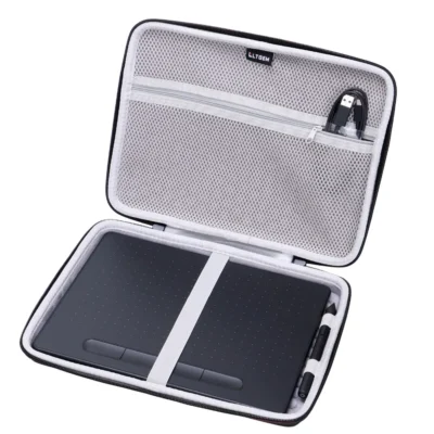 Estojo rígido LTGEM EVA adequado para tablet médio gráfico sem fio Wacom Intuos, tamanho 10,4" x 7,8" (CTL6100)