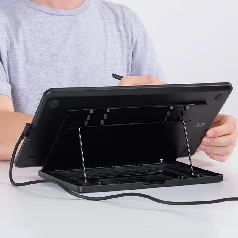 Huion-Suporte ajustável Pen Display Monitor, suporte de metal multi-ângulo, suporte portátil para Kamvas Pro 12, ST300, 12 - Image 3
