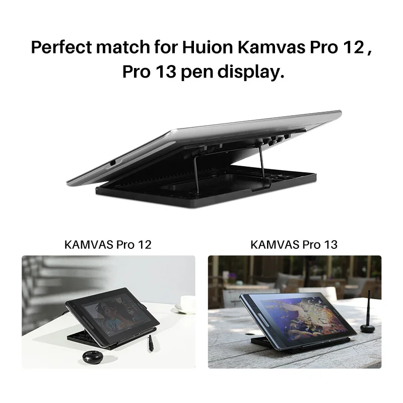 Huion-Suporte ajustável Pen Display Monitor, suporte de metal multi-ângulo, suporte portátil para Kamvas Pro 12, ST300, 12 - Image 6
