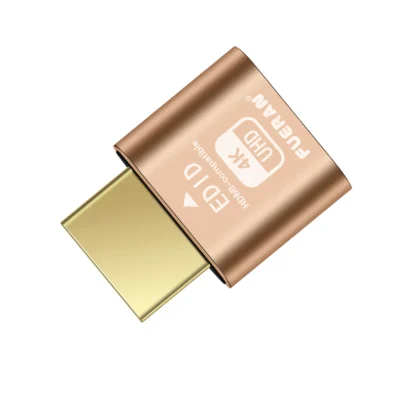 Adaptador Headless Ghost Display, HDMI, plugue manequim, emulador de exibição virtual, suporte 3840x2160 / 1440/1080p @ 120Hz 2.0, 4K 120Hz