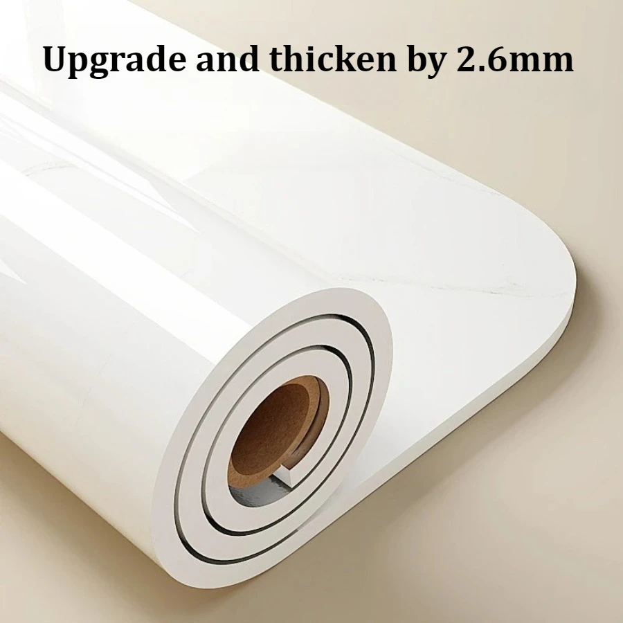 Papel de Parede Impermeável de 40cm, Adesivo de Parede Imitação de Mármore, Fácil Instalação em Banheiro e Sala de Estar - Image 5