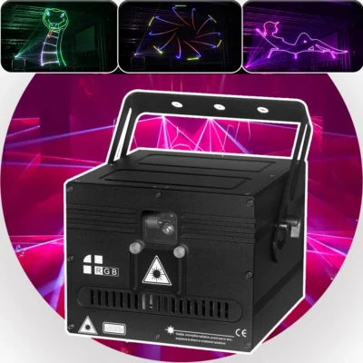 Ilda 1w 2 3 4 rgb 3d animação feixe scanner palco projetor de luz laser dj discoteca bar clube festa dança casamento natal mostrar