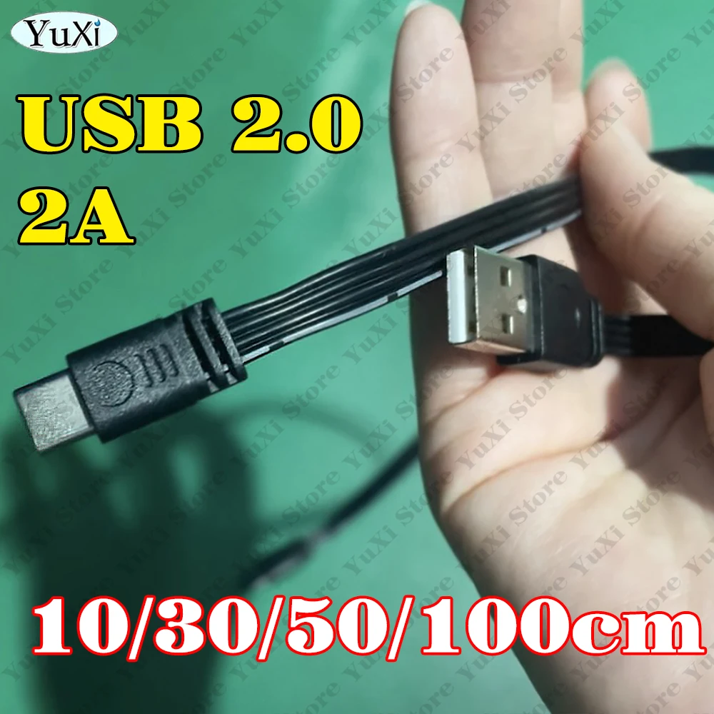 Cabo USB Flexível Plano Angulado 90 Graus Macho para Tipo-C Macho para Carregamento e Transferência de Dados 10CM-100CM (Cabo com Conexão para Cima, Baixo, Esquerda, Direita) - Image 2