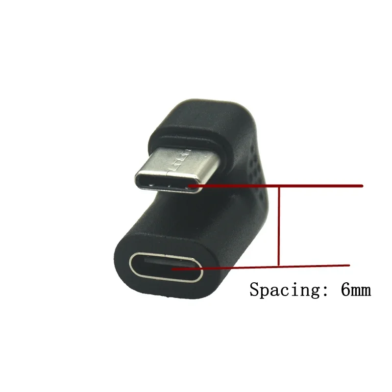 180 graus ângulo reto em forma de u usb 3.1 tipo c macho para micro usb fêmea USB-C conversor adaptador para telefone inteligente xiaomi huawei - Image 5