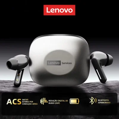 Novo lenovo le209 sem fio bluetooth fone de ouvido anc redução ruído alta fidelidade música bluetooth fone 30h vida da bateria gaming headset