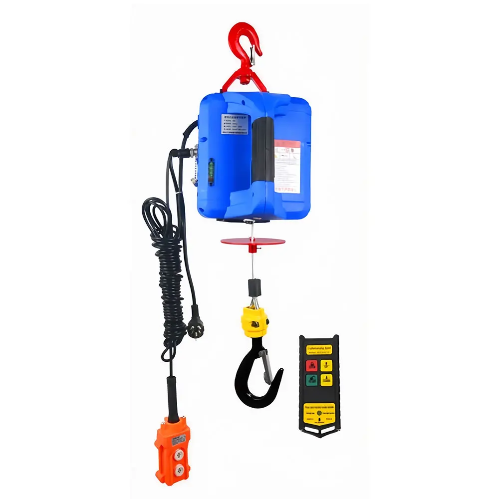 Grua Elétrica Três-em-um, Sem Fio, Controle Remoto, Pequeno, Elevação, Portátil, Versão Exclusiva, 220V, 100-500kg - Image 3