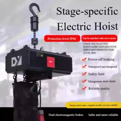 Guindaste elétrico de corrente de talha de palco 110V 380V Equipamento de levantamento de treliça de energia trifásica para equipamento de teatro de concerto