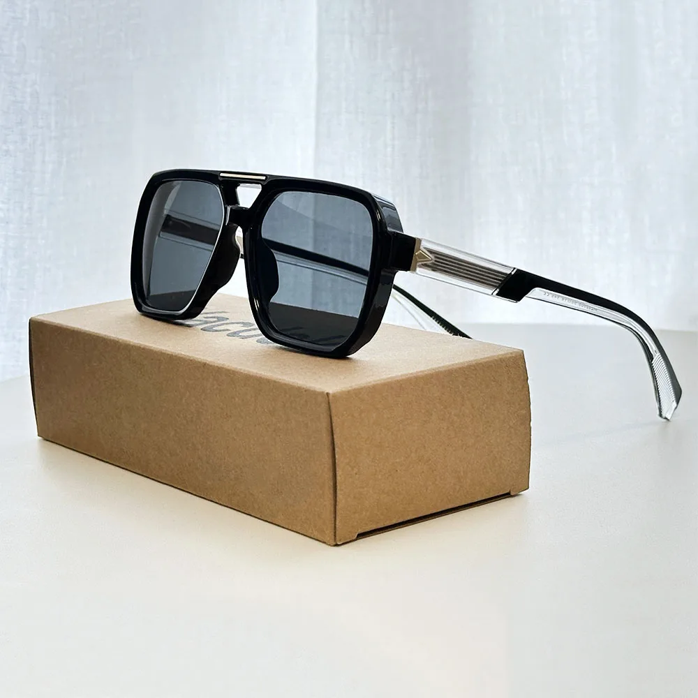 Novo em vintage óculos de sol masculino luxo quadrado óculos de sol moda feminina dropshipping gafas de sol hombre lunette soleil femme - Image 3