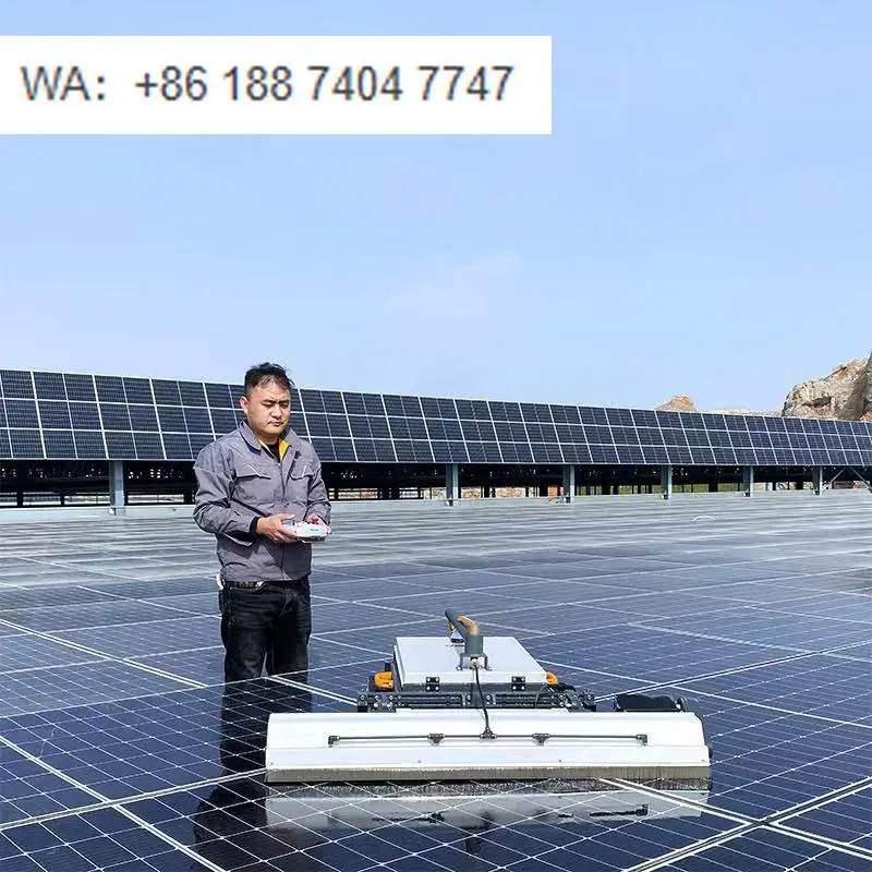 Robô de Limpeza de Painéis Solares e Telhados, Lavadora Automática de Alta Pressão, Drones de Limpeza, Máquina de Limpeza Solar - Image 6