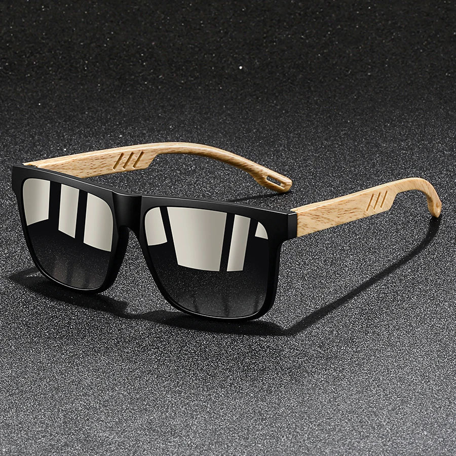 Moda vintage quadrado quadro óculos de sol das mulheres dos homens pesca condução homem marca luxo designer óculos de sol uv400 - Image 5