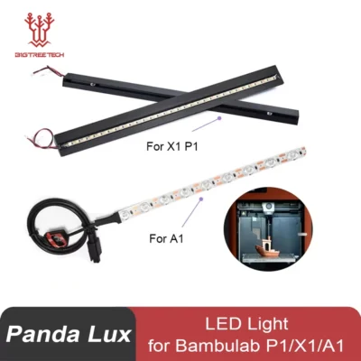 Bigtreetech panda lux kit de atualização de barra de luz led iluminação de alto brilho instalação magnética para peças de impressora 3d ambulab a1/p1/x1