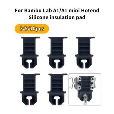 Para Bambu Lab A1/A1 mini Hotend almofada de isolamento de silicone capa protetora de silicone de extremidade quente para impressora 3D Bambulab A1/A1mini
