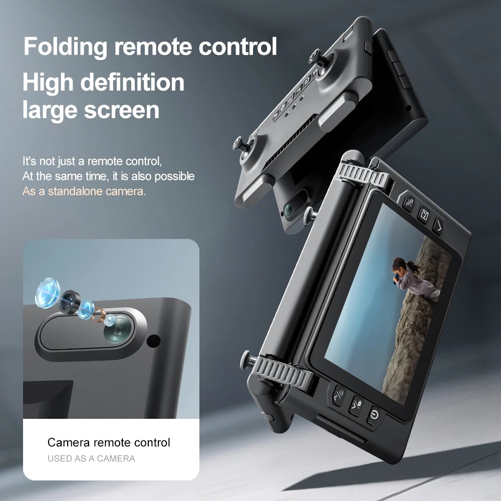 M66 bateria tripla drone sem escova-tela controle de gestos remoto zoom fotografia inteligente evitar obstáculos novo modelo - Image 3