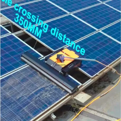 Drone de limpeza de painel solar fotovoltaico, equipamento automático, máquina de limpeza de painel solar, robô de escova