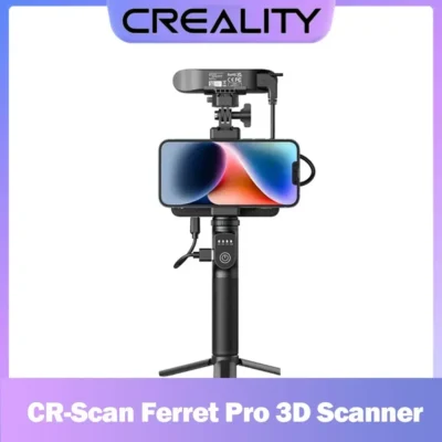 Creality CR-Scan Ferret Pro 3D Scanner Portátil Anti-shake Rastreamento WiFi6 24 bits Full-color Digitalização sem fio Precisão de 0,1 mm