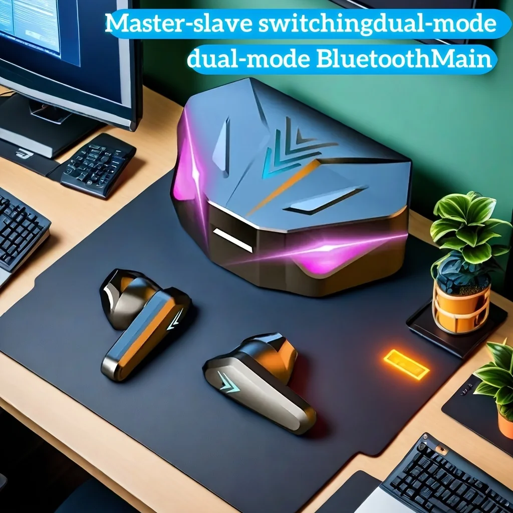 X15 tws sem fio bluetooth fone de ouvido display led gamer fones com microfone sem fio com cancelamento ruído bluetooth - Image 2
