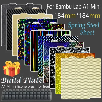Para Bambu Lab A1 MINI Placa de Construção Multicolor multi padrão PARA BAMBULAB A1MINI peças de impressora 3d