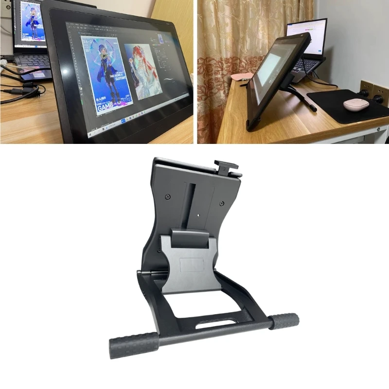Suporte para Tablet Gráfico Digital Ajustável, Monitores Gráficos de Desenho para Wacom, DTH167, DTK1661, 13 a 19" - Image 5