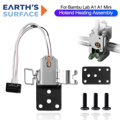 Conjunto de aquecimento hotend para bambu lab a1 a1, mini montagem de bico para impressora 3d, acessórios de montagem de componentes de aquecimento hotend
