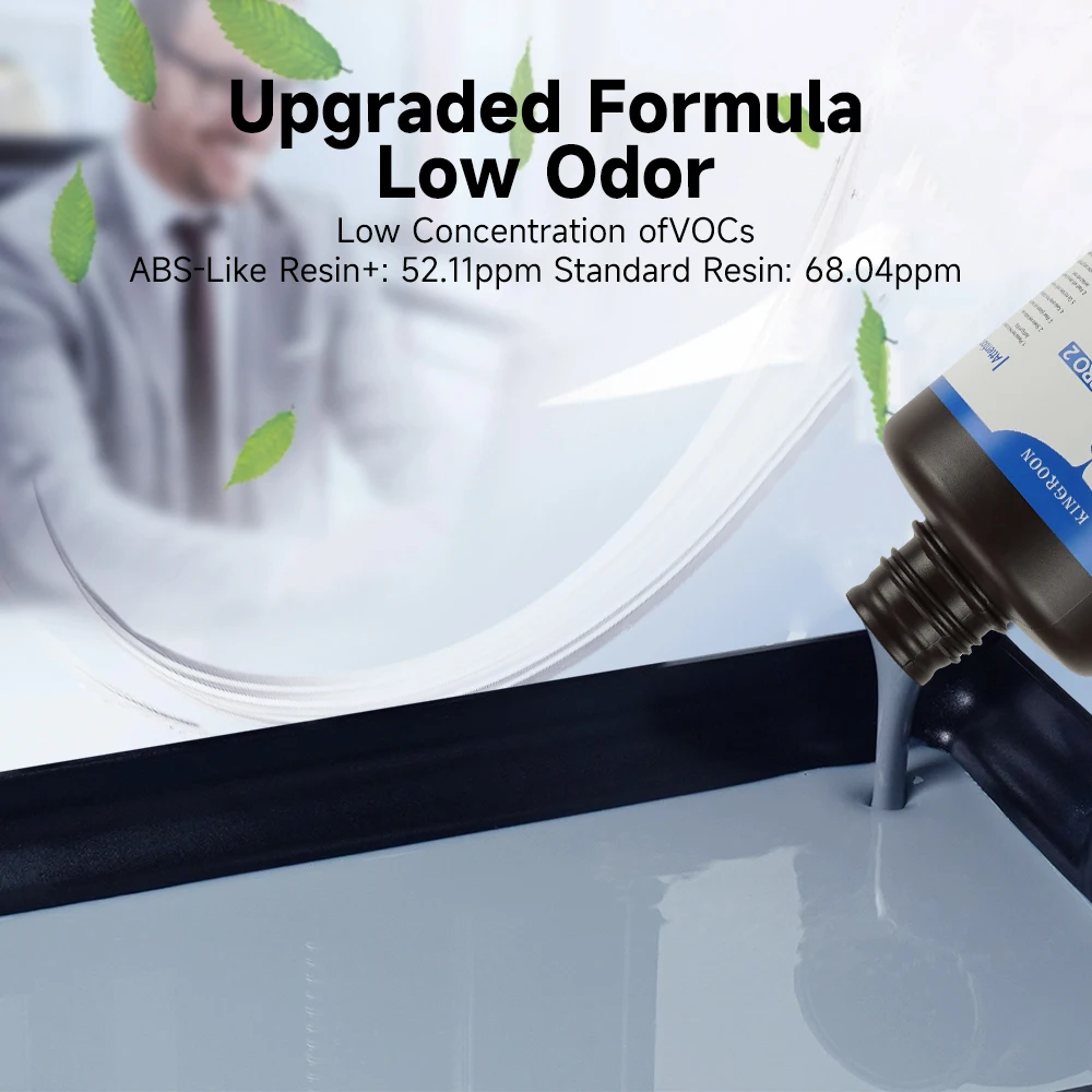 Resina para Impressora 3D KINGROON ABS-Like Pro 2 de Alta Resistência e Dureza, Resina de Cura Rápida UV 405nm para Impressora 3D LCD SLA - Image 6