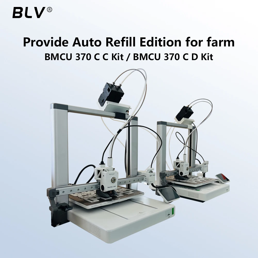 BLV BMCU 370C soluções AMS MMU de código aberto AMS lite 370 130 BMCU370 suporte para recarga automática Suporte agrícola Tipo-c - Image 3