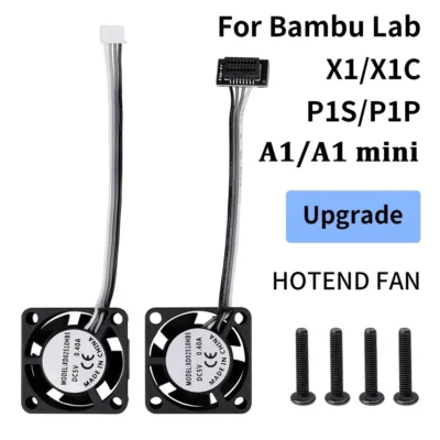 2510 ventilador para bambu lab x1/p1 a1 hotend ventilador de refrigeração com cabo ventilador de refrigeração rápida para bambu x1c p1s p1p a1 a1 mini impressora 3d
