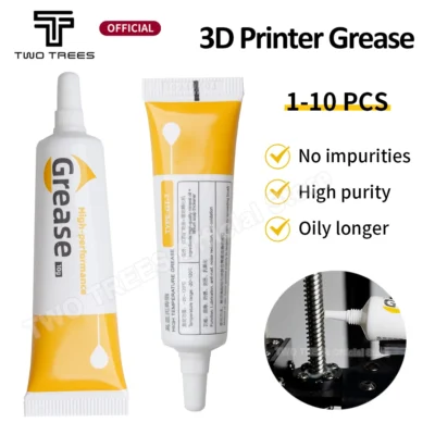 1-10 pces impressora 3d engrenagem graxa lubrificante guia ferroviário reduzir o ruído boa óleo de lubrificação para bambu laboratório x1c p1s ender 3/pro/3 máquina cnc