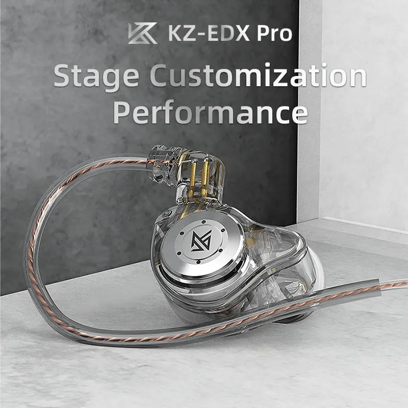 KZ EDX pro Fones de ouvido Bass In Ear Monitor Fones de ouvido Esporte com cancelamento de ruído HIFI Fone de ouvido Nova chegad - Image 4
