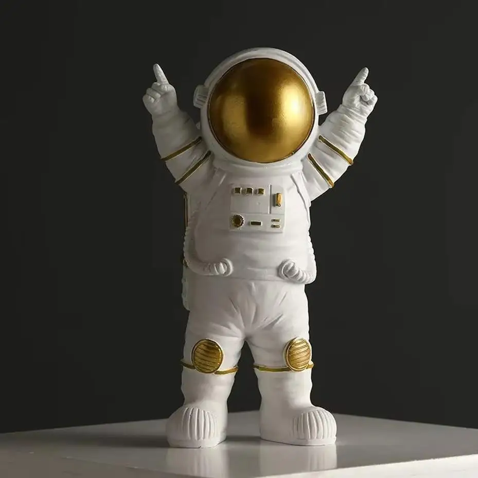 3 PCs / Set Decoração astronauta modelo bonito pequeno carro astronauta casa sala de estar decoração desktop decoração presente de aniversário - Image 6