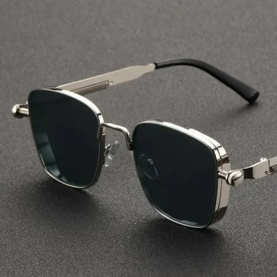 2025 óculos de sol polarizados masculino high end bonito condução especial anti uv alta qualidade metal punk tendências da moda óculos de sol