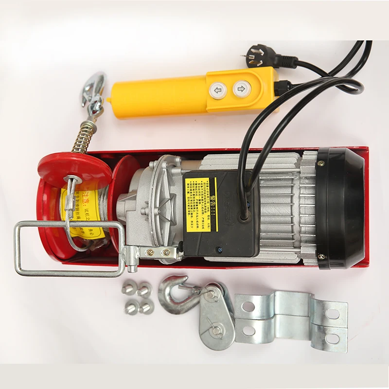 Venda quente Novo mini talha elétrica 110v/220v/230v 100kg-1200kg 12m de comprimento talha de cabo - Image 2