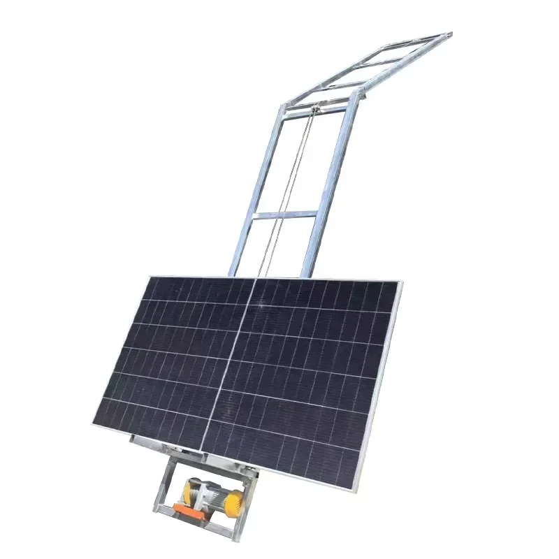Guincho elétrico para painéis solares de 2-20m e 300kg para instalação fotovoltaica, montagem em telhados, construção, manutenção e elevação portátil. - Image 4