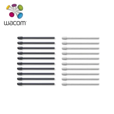 Wacom Pro Pen 2 Nibs pretos padrão, Nibs de feltro para KP-504E Pen, 10 pcs por pacote