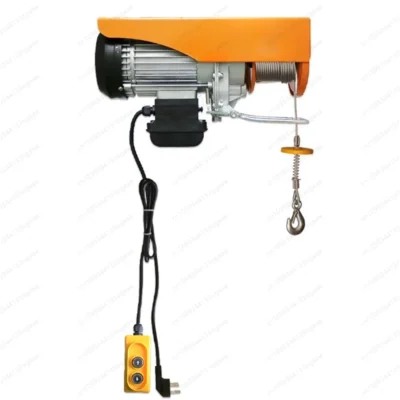 Guincho elétrico pequeno 220V para decoração de casa, guindaste com controle remoto sem fio PA200-1000kg, guincho elétrico miniatura.