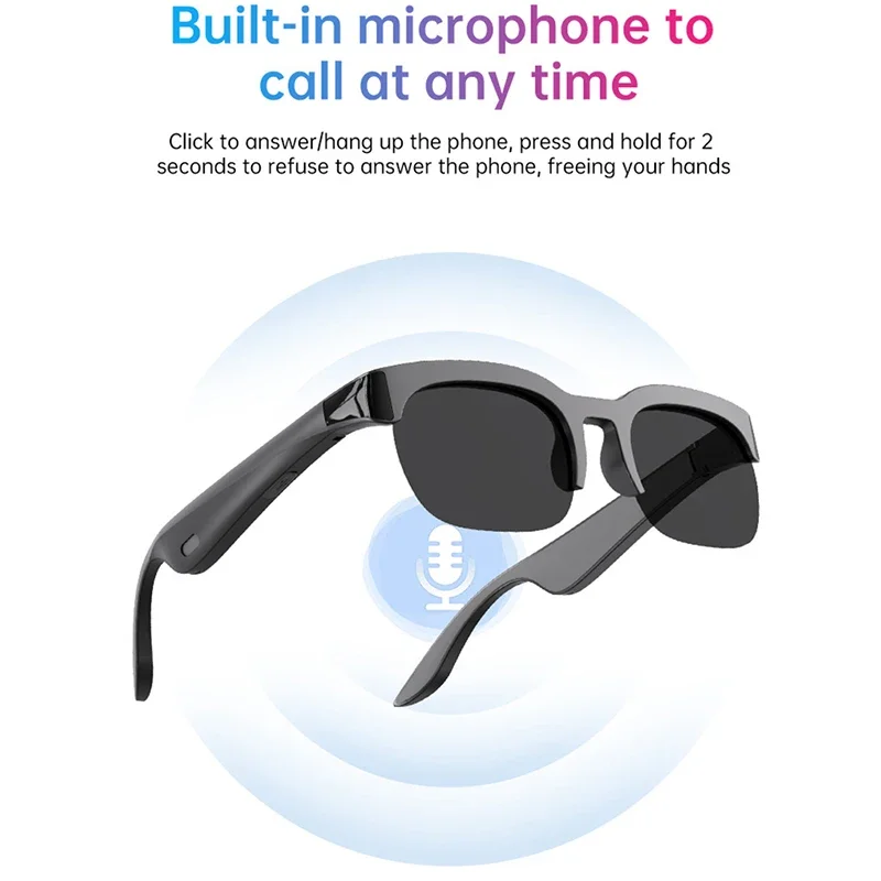Novos Óculos Inteligentes Lenovo com Tradução por IA, Conversação Bluetooth, Gravação e Música - Óculos de Sol Inteligentes para Homens e Mulheres 2026 - Image 9