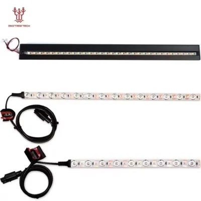 Bigtreetech panda lux kit de barra de luz led instalação magnética casca e tira de liga de alumínio tira led para bambu laboratório p1 x1 a1