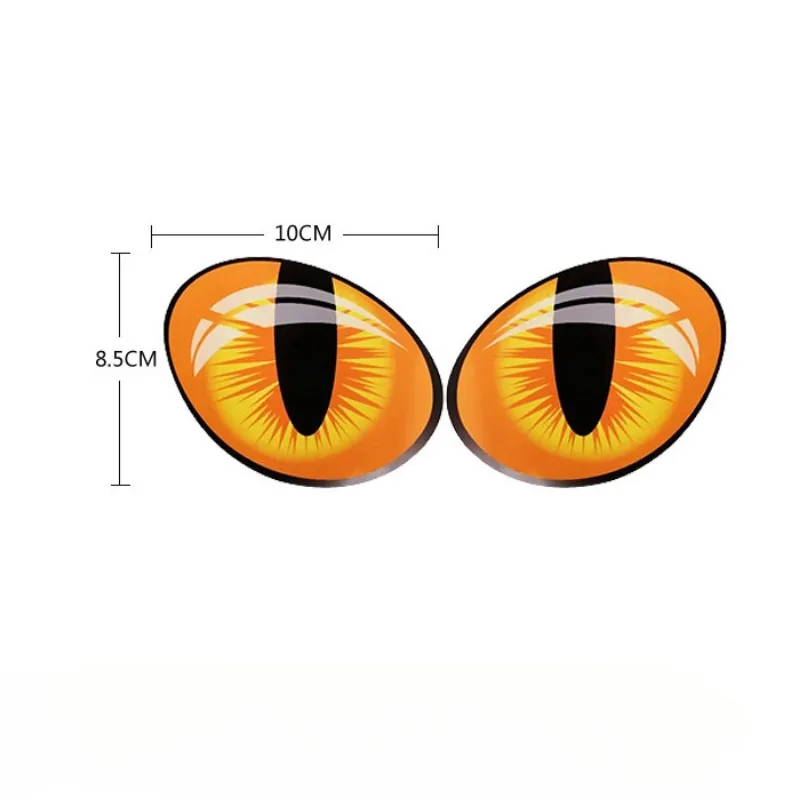 Adesivos 3D Estéreo para Espelho Retrovisor de Carro, Adesivos Refletivos Fortes de Simulação de Olhos de Gato, Adesivos Impermeáveis para Acessórios de Carros - Image 6